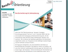 Tablet Screenshot of berufsorientierung.inbas.com